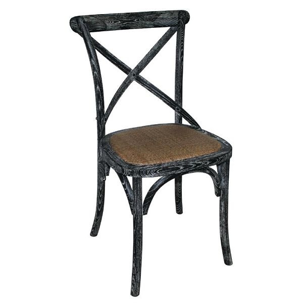 Jedálenské stoličky Bolero z brezového dreva umývané čierne, PU: 2 kusy, GG654