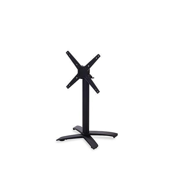 VEBA spoločenský stolík X Cross nízky čierny 74 cm, 11003