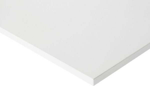 Pracovná doska RAU EGB s povlakom z melamínovej živice (objemovo vodivá), Š1250 x H800 x S28 mm, MEGB-125-080-28