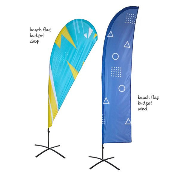 Showdown Displays Beachflag Budget Wind and Drop Extra Large, BFB-XL