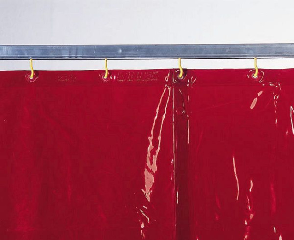 ELMAG zváračský ochranný záves červený, šírka: 1300 x výška: 2600x0,4 mm v súlade s prEN 1598/1994, 56254