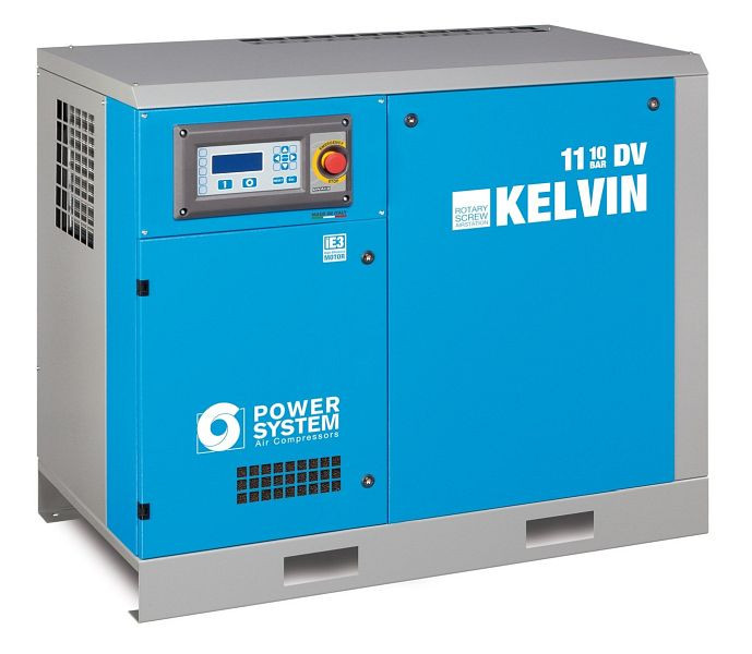 POWERSYSTEM IND priemyselný skrutkový kompresor, KELVIN 11-10 DV s premenlivou rýchlosťou, 20140932