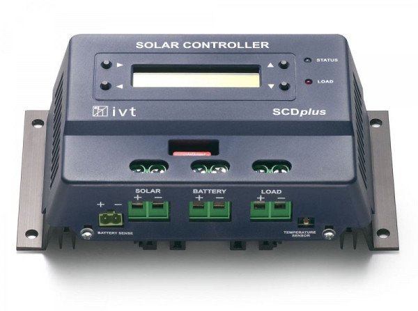 IVT solárny ovládač SCDplus 12 V/24 V, 40 A s displejom, 200043