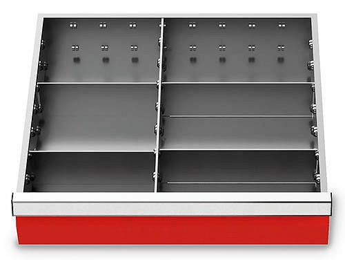 Bedrunka+Hirth zásuvkové vložky T500 R 18-16, pre výšku panelu 100 mm, 1 x MF 400 mm. 2 x TW 200 mm. 2 x TW 250 mm, 146-135-100