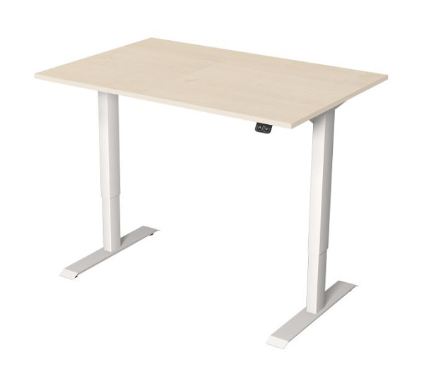Sedací/stojací stôl Kerkmann Š 1200 x H 800 mm, elektricky výškovo nastaviteľný od 720-1200 mm, javor, 10359750