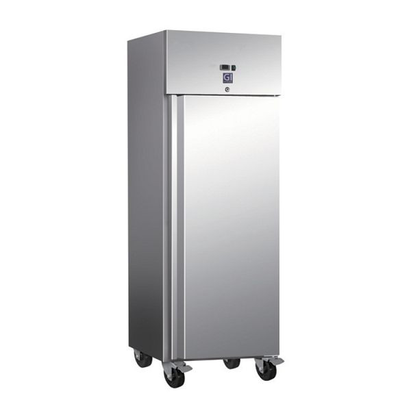 Gastro-Inox nerezová 600 litrová mraznička statické chladenie s ventilátorom, čistý objem 537 litrov, 201.003