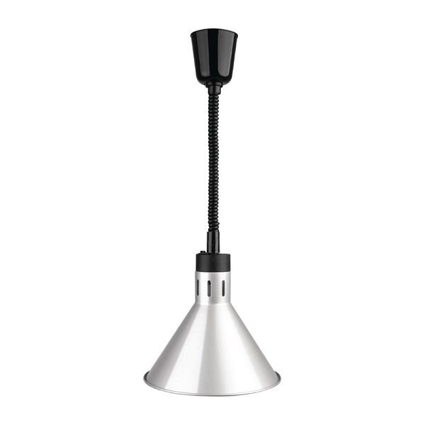 Výsuvná kónická tepelná lampa Buffalo so strieborným povrchom, DY464