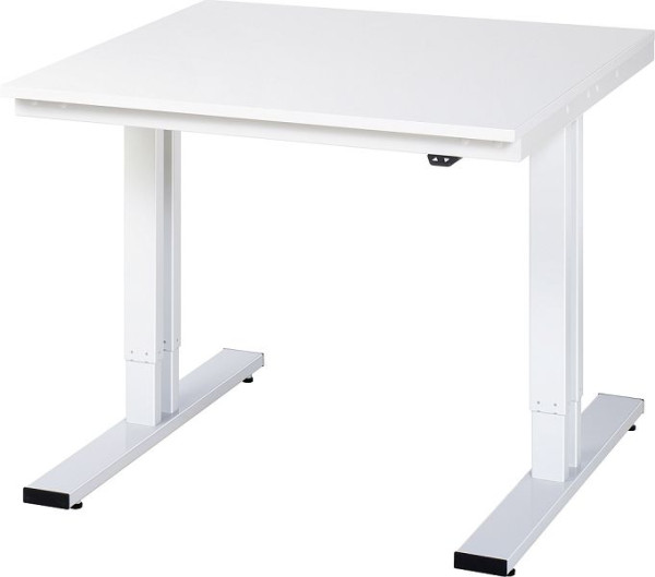 Pracovný stôl RAU série adlatus 300 (elektricky výškovo nastaviteľný), melamínová doska, 1000x720-1120x1000 mm, 08-WT-100-100-M