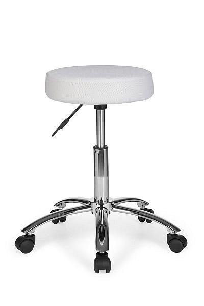 Látkový poťah pracovnej stoličky Amstyle Leon Design biely, SPM1.028