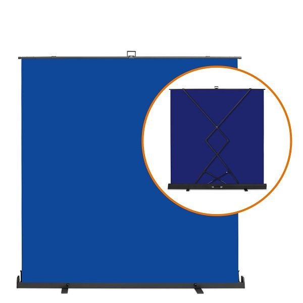 Walimex pro roll-up panel pozadia modrá 210x220, 23213