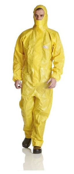 Protichemický oblek ProSafe XP3000, kapucňa, žltý, veľkosť L, PU: 20 kusov, PSXP-L