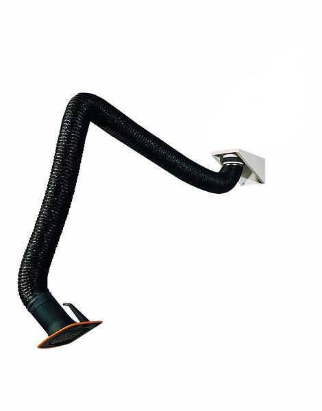 ELMAG sacie rameno v hadicovom prevedení, 4 metre, Ø 150mm, vrátane odsávačky a nástenného držiaka (typ č. 79 004), 55548