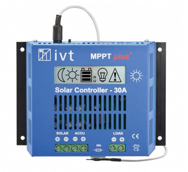 IVT MPPTplus⁺ solárny ovládač 12 V/24 V, 30 A, 200037