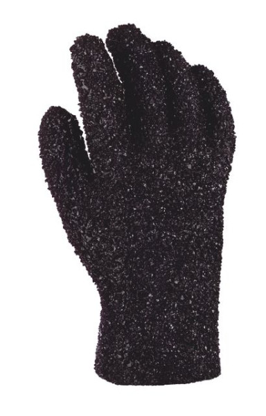 teXXor PVC rukavice "ČIERNA, GRANULOVANÉ", PU: 72 párov, 2190