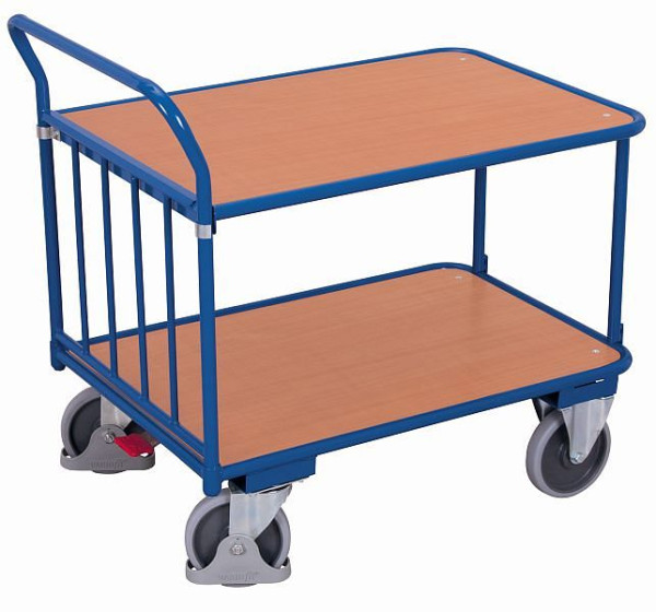 Vozík na tlačnú tyč VARIOfit ako stolový vozík, vonkajšie rozmery: 1 105 x 705 x 1 030 mm (ŠxHxV), sw-700,503
