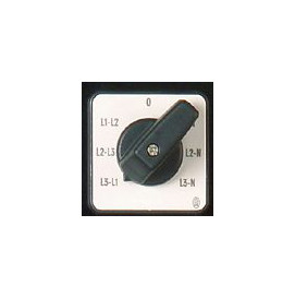 ELMAG prepínač na meranie napätia pre elektrocentrály 400 voltov, ktorý umožňuje individuálne monitorovanie každej fázy, 53368