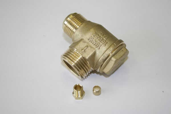 ELMAG spätný ventil pre kotol MEISTER 700, AG 1', tlakové vedenie AG 3/4' 16 bar OT 58 NW 15, 9100805