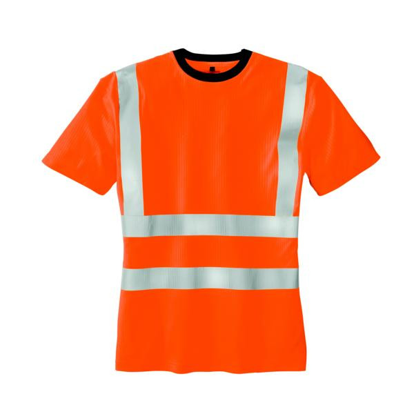 teXXor tričko s vysokou viditeľnosťou HOOGE, veľkosť: L, farba: jasne oranžová, 20 ks, 7009-L