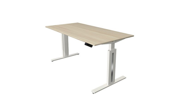 Kerkmann Move 3 fresh sed/stand table, Š 1600 x H 800 mm, elektricky výškovo nastaviteľný od 720-1200 mm, javor, 10184450