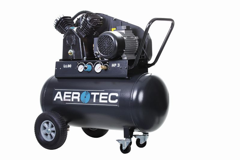 AEROTEC piestový kompresor na stlačený vzduch, mazaný olejom, 500-90 TECH, 2013240
