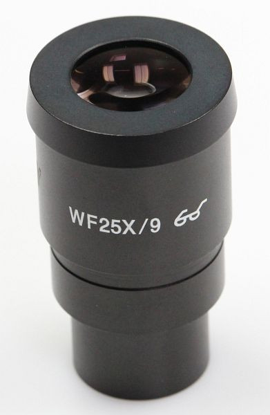 Okulár optiky KERN HWF 25x / Ø 9 mm High Eye Point, OZB-A4634
