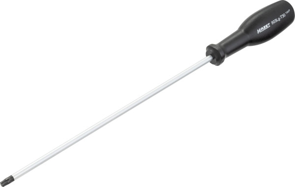 Trojitý skrutkovač Hazet, vnútorný profil TORX®, T30, dlhá verzia, okrúhla čepeľ, veľkosť kľúča: T30, 803LG-T30