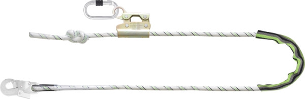 Lano Kratos z lana s jadrom a mantelom pre polohovanie pracoviska so skracovačom lana maximálna dĺžka 4m, FA4090340