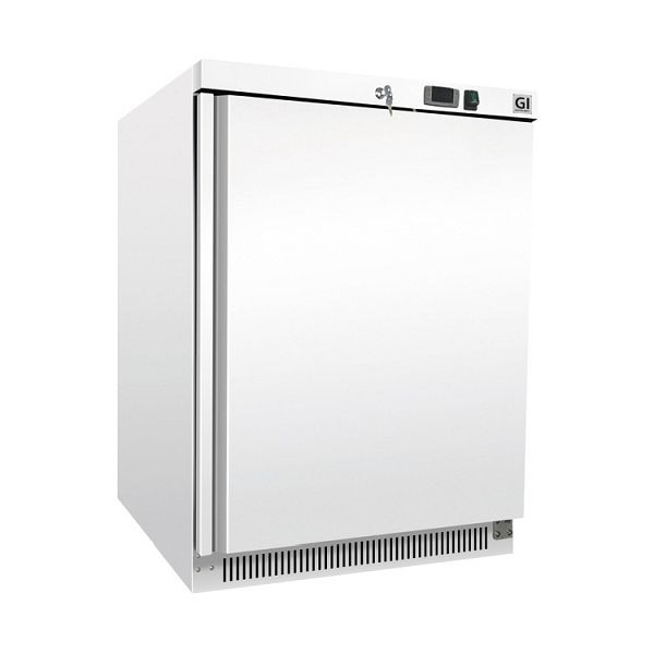 Biela oceľová chladnička Gastro-Inox 200 litrov staticky chladená, čistý objem 140 litrov, 201.108