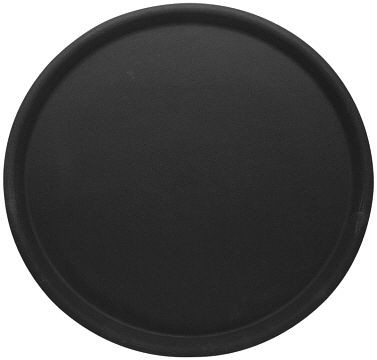 Podnos okrúhly Contacto, 43 cm, čierny protišmykový, 5305/431