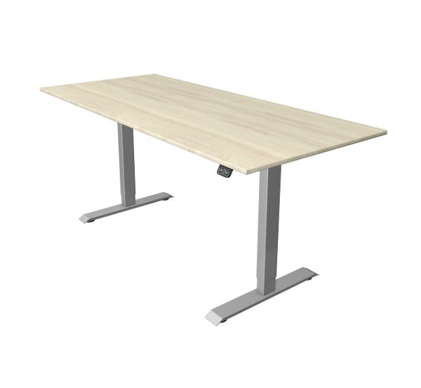 Kompaktný stôl Kerkmann Š 1800 x H 800 mm, elektricky výškovo nastaviteľný od 740-1230 mm, javor, 10227750