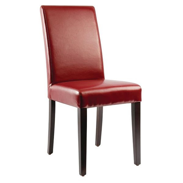 Jedálenské stoličky Bolero imitácia kože červená, PU: 2 kusy, GH443