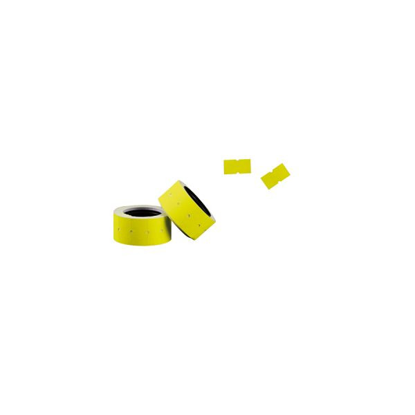 Štítky Ratiotec 21x12 mm fluorescenčná žltá, 802070