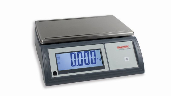 Kompaktná váha Soehnle, maximálne zaťaženie: 45 kg, číslice s prírastkom: 1g, 360 x 240 mm, veľký displej, 9330.01.004