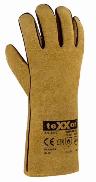 teXXor zváračské rukavice "KRAKATAU", balenie 60 párov, 1210
