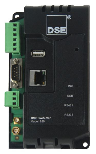 Brána vzdialeného monitorovania ELMAG DSE 890 Webnet pre elektrocentrály s riadením DSE od verzie DSE 45xx, 53705