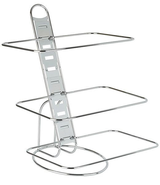 APS bufetový rebrík -BIG GN-, 52 x 59 cm, výška: 66 cm, kov, chróm, 11529