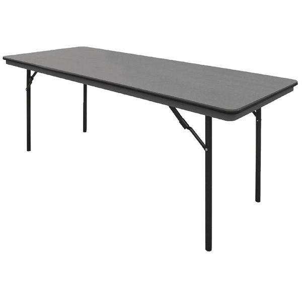 Bolero obdĺžnikový rozkladací stôl čierny 183cm, GC596