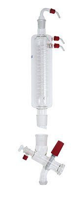 IKA vertikálny intenzívny chladič s rozdeľovačom a uzatváracím ventilom pre refluxnú destiláciu, 0003744000