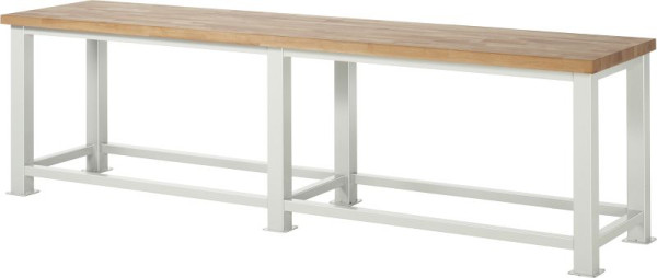 Robustný pracovný stôl RAU, 3000x850x700 mm, 03-SLW-307B5S.12