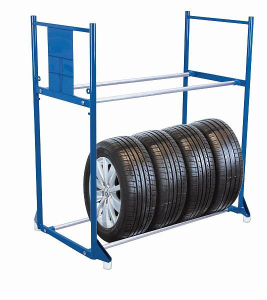VARIOfit stojan na pneumatiky s 2 úrovňami, vonkajšie rozmery: 1 205 x 750 x 1 325 mm (ŠxHxV), sw-646.004