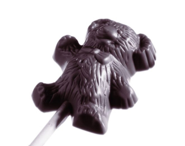 Schneider čokoládová forma na lízanku, medvedík, 275x135 mm -48x37x15 mm, 421354