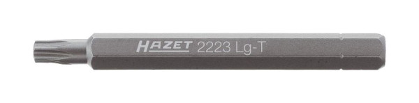 Hrot Hazet, plný šesťhran 6,3 (1/4 palca), vnútorný profil TORX®, T25, dlhá verzia, veľkosť kľúča: T25, 2223LG-T25