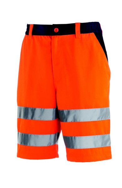 teXXor šortky s vysokou viditeľnosťou ERIE, veľkosť: 44, farba: jasne oranžová/námornícka, balenie 10 ks, 4345-44