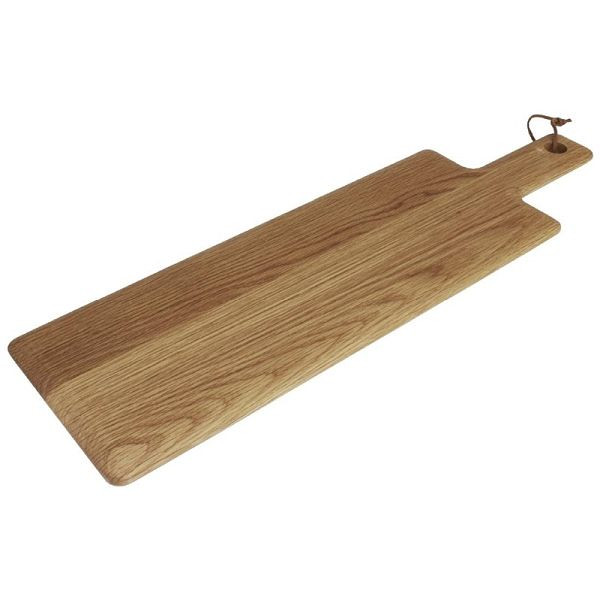 Servírovacia doska Olympia dubové drevo s rúčkou 11,5 x 40 cm, GM309