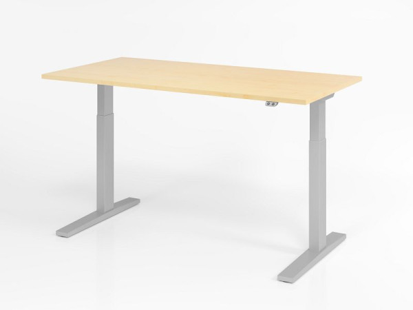 Hammerbacher písací stôl XMKA16, 160 x 80 cm, doska: javor, hrúbka 25 mm, ABS hrubá hrana, obdĺžnikový tvar, VXMKA16/3/S