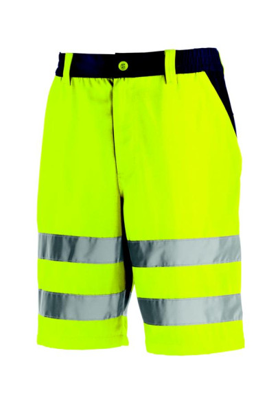 teXXor šortky s vysokou viditeľnosťou ERIE, veľkosť: 44, farba: jasne žltá/námornícka, balenie 10 ks, 4346-44