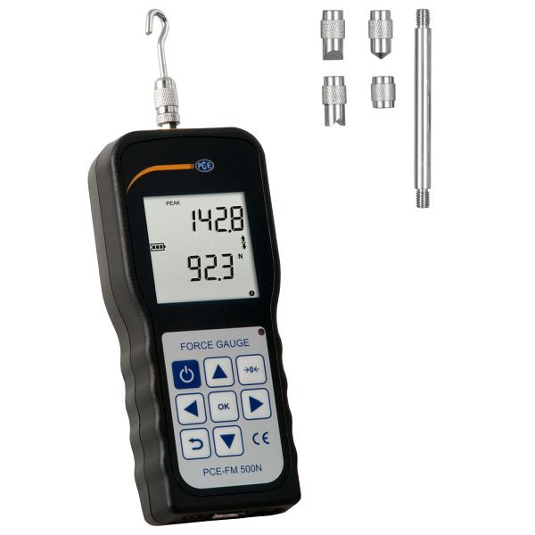 Dynamometer PCE Instruments, rozsah merania: 0 - 500 N, PCE-FM 500N
