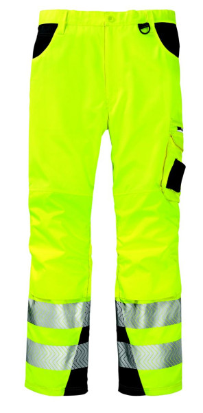 4PROTECT nohavice s vysokou viditeľnosťou TENNESSEE, veľkosť: 52, farba: jasne žltá/sivá, balenie: 10 kusov, 3856-52