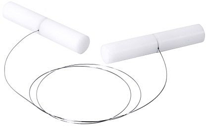 Drôt na ťahanie syra Contacto s dvoma rúčkami a 4 náhradnými drôtmi, 3698/002