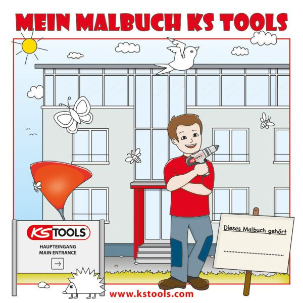 KS Tools Tools Omaľovánka pre deti, 100211
